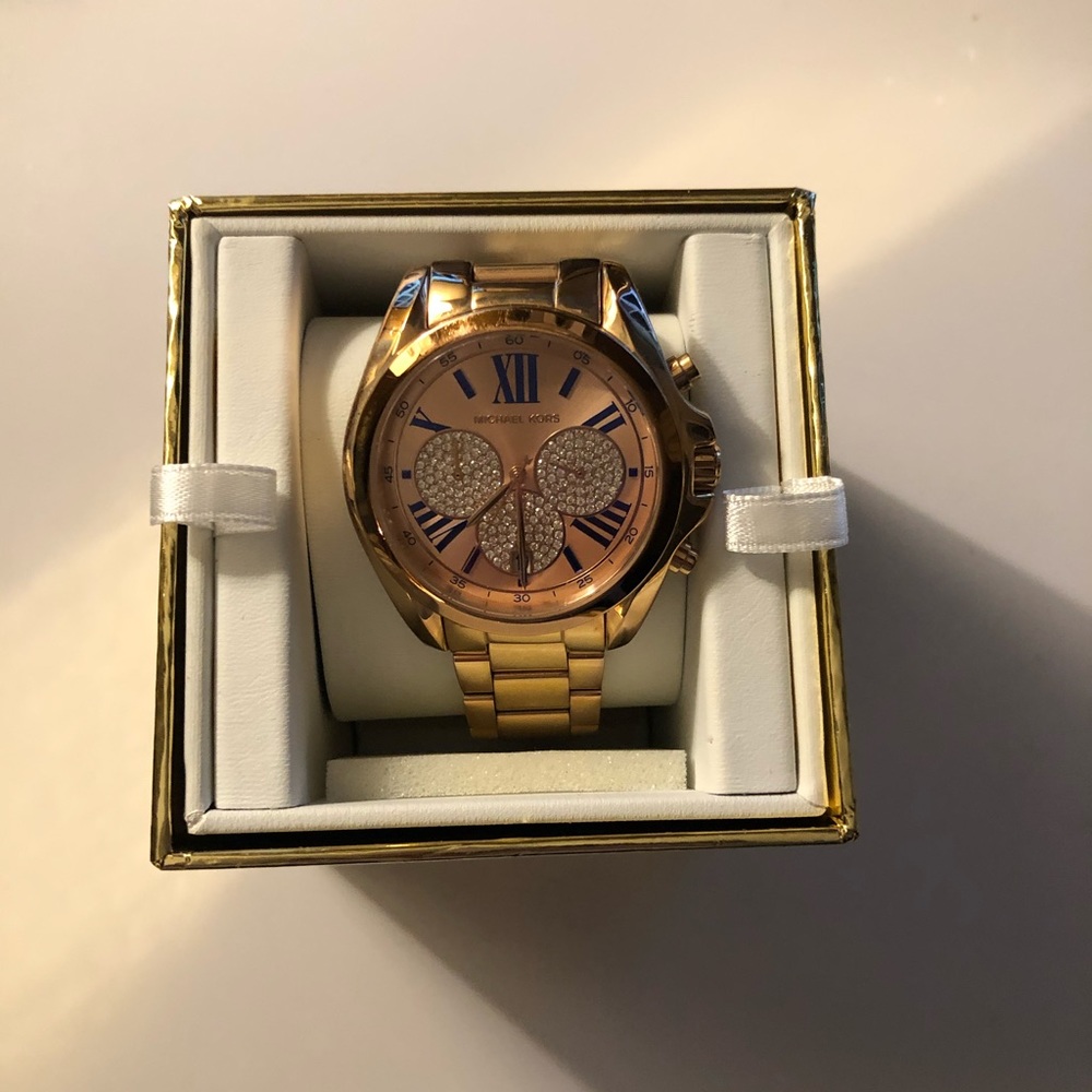 New! Michael Kors Rose Gold Watch
